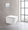 BelBagno ALPINA Унитаз подвесной безободковый с сиденьем дюропласт soft close, BB10100CHR/SC