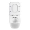 BelBagno ALPINA Унитаз подвесной безободковый с сиденьем дюропласт soft close, BB10100CHR/SC