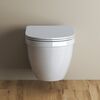 BelBagno LOTO Чаша унитаза подвесного c креплением и сиденьем дюропласт soft close BB070CHR/SC