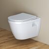 BelBagno LOTO Чаша унитаза подвесного c креплением и сиденьем дюропласт soft close BB070CHR/SC