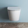 BelBagno UNO Чаша унитаза подвесного c креплением и сиденьем дюропласт soft close BB3105CHR/SC