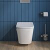 BelBagno DUE Унитаз подвесной с сиденьем и креплением с функцией биде и смесителем BB3103CHR-BS/SC
