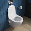 BelBagno UNO Унитаз подвесной с сиденьем и креплением с функцией биде и смесителем BB3105CHR-BS/SC