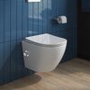 BelBagno UNO Унитаз подвесной с сиденьем и креплением с функцией биде и смесителем BB3105CHR-BS/SC