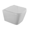 BelBagno DUE 2.0 Унитаз подвесной безободковый с сиденьем дюропласт soft close BB7107CHR/SC