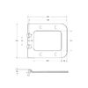 BelBagno DUE 2.0 Унитаз подвесной безободковый с сиденьем дюропласт soft close BB7107CHR/SC