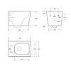 BelBagno DUE 2.0 Унитаз подвесной безободковый с сиденьем дюропласт soft close BB7107CHR/SC