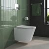 BelBagno DUE 2.0 Унитаз подвесной безободковый с сиденьем дюропласт soft close BB7107CHR/SC