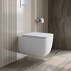 LUCE-TOR Унитаз подвесной безободковый с сиденьем дюропласт soft close, BB076CH-TOR/SC