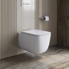 LUCE-TOR Унитаз подвесной безободковый с сиденьем дюропласт soft close, BB076CH-TOR/SC