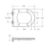 BelBagno LOUNGE Унитаз-моноблок с сиденьем дюропласт soft close, P-trap BB8618CPR-MN/SC