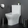 BelBagno LOUNGE Унитаз-моноблок с сиденьем дюропласт soft close, P-trap BB8618CPR-MN/SC