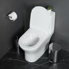 BelBagno LOUNGE Унитаз-моноблок с сиденьем дюропласт soft close, P-trap BB8618CPR-MN/SC
