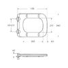 BelBagno NEON Унитаз-моноблок с сиденьем дюропласт soft close, P-trap BB8617CPR-MN/SC