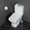 BelBagno NEON Унитаз-моноблок с сиденьем дюропласт soft close, P-trap BB8617CPR-MN/SC