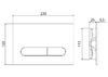Комплект 4 в 1 Унитаз подвесной Cezares STYLUS-TOR CZR-6601-TH-TOR с сиденьем CZR-2316-SC + Система инсталляции для унитазов BelBagno BB002-80  с кнопкой смыва BB005-PR-CH