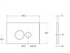 Комплект 3 в 1 Унитаз подвесной с сиденьем BelBagno UNO-TOR BB5177CH-TOR/SC + Система инсталляции 2 в 1 BelBagno BB026/BB081CR