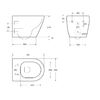 Комплект 4 в 1 Унитаз подвесной с сиденьем CEZARES STYLUS-TOR CZR-6601-TH-TOR/CZR-2316-SC+Система инсталляции 2 в 1 BelBagno BB026/BB081CR