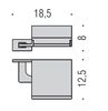 B1691.CR Colombo Look Держатель туалетной бумаги, цвет: хром