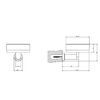 Gessi Emporio accessories Мыльница настенная, сатинированное стекло, цвет: Black XL 38803#299