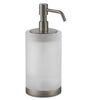 GESSI Emporio Accessories Дозатор для жидкого мыла настольный, сатинированное стекло, фурнитура Finox Brushed Nickell  38839#149