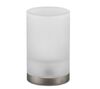 GESSI Emporio Accessories Стакан настольный, сатинированное стекло, держатель Finox Brushed Nickel 38833#149