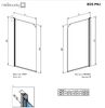 Шторка для ванны Radaway EOS PNJ 70х152 см, 1205101-101L