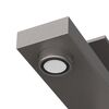 Смеситель для раковины с донным клапаном CEZARES SLIDER-LS-GM, цвет Оружейная сталь