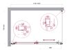Душевой уголок BelBagno LUCE-AH-1-120/80-C-Cr