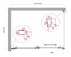 Душевой уголок BelBagno LUCE-AH-1-120/90-P-Cr