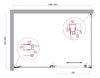 Душевой уголок BelBagno LUCE-AH-1-140/100-C-Cr