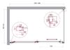 Душевой уголок BelBagno LUCE-AH-1-140/90-C-Cr