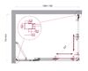Душевой уголок BelBagno LUCE-AH-21-110/80-C-Cr