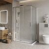 Душевой уголок BelBagno LUCE-AH-21-110/80-C-Cr