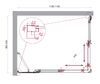 Душевой уголок BelBagno LUCE-AH-21-115/90-C-Cr