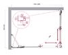 Душевой уголок BelBagno LUCE-AH-21-120/90-C-Cr