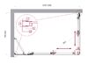 Душевой уголок BelBagno LUCE-AH-21-125/80-C-Cr