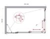 Душевой уголок BelBagno LUCE-AH-21-140/90-C-Cr