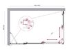 Душевой уголок BelBagno LUCE-AH-21-145/90-C-Cr