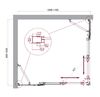 Душевой уголок BelBagno LUCE-AH-22-110/100-C-Cr