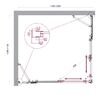 Душевой уголок BelBagno LUCE-AH-22-120/110-C-Cr