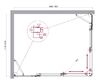 Душевой уголок BelBagno LUCE-AH-22-150/120-C-Cr