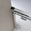 Душевая дверь BelBagno LUCE-BF-1-100-C-Cr, стекло прозрачное, регулировка 98,5-101,5 см