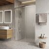 Душевая дверь BelBagno LUCE-BF-1-130-C-Cr, стекло прозрачное, регулировка 128,5-131,5 см