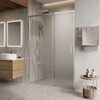 Душевая дверь BelBagno LUCE-BF-1-140-C-Cr, стекло прозрачное, регулировка 138,5-141,5 см