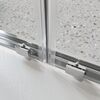 Душевая дверь BelBagno LUCE-BF-2-150-C-Cr, стекло прозрачное, регулировка 148,5-151,5 см