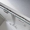 Душевая дверь BelBagno LUCE-BF-2-150-C-Cr, стекло прозрачное, регулировка 148,5-151,5 см