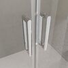 Душевая дверь BelBagno LUCE-BF-2-160-C-Cr, стекло прозрачное, регулировка 158,5-161,5 см