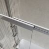 Душевая шторка на ванну BelBagno LUCE-VF-11-100/145-C-Cr