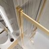 Душевая шторка на ванну BelBagno LUCE-VF-11-90/145-C-ORO